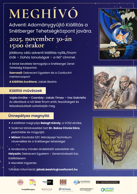 adventi jótékonysági kiállítás